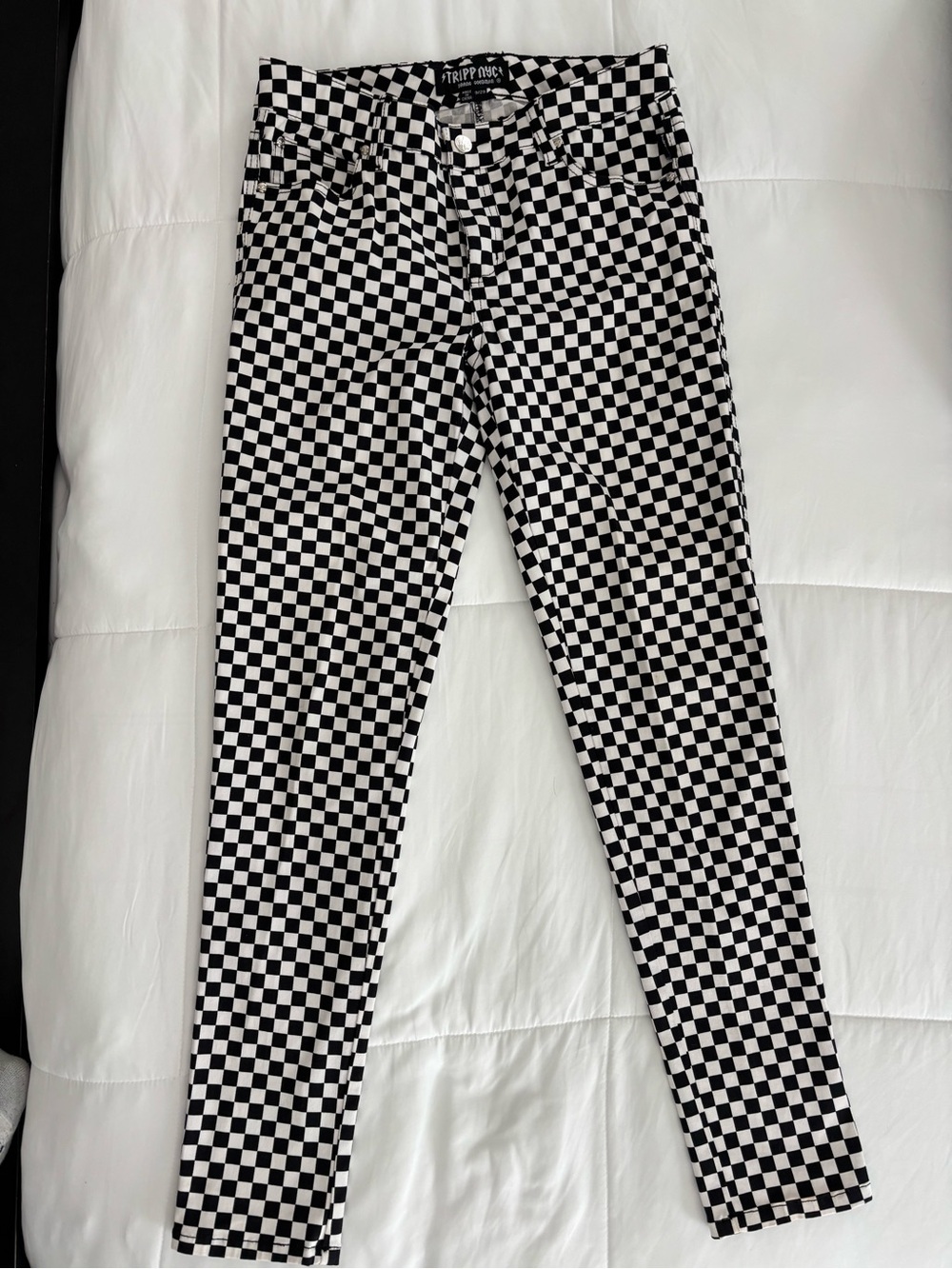 Tripp NYC Monochrome Checkered Pants Size 9/29